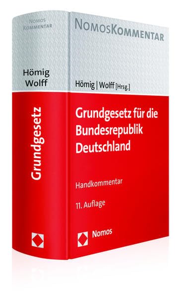 Grundgesetz für die Bundesrepublik Deutschland: Handkommentar Law