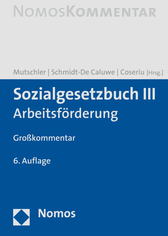 Sozialgesetzbuch III: Arbeitsförderung Law