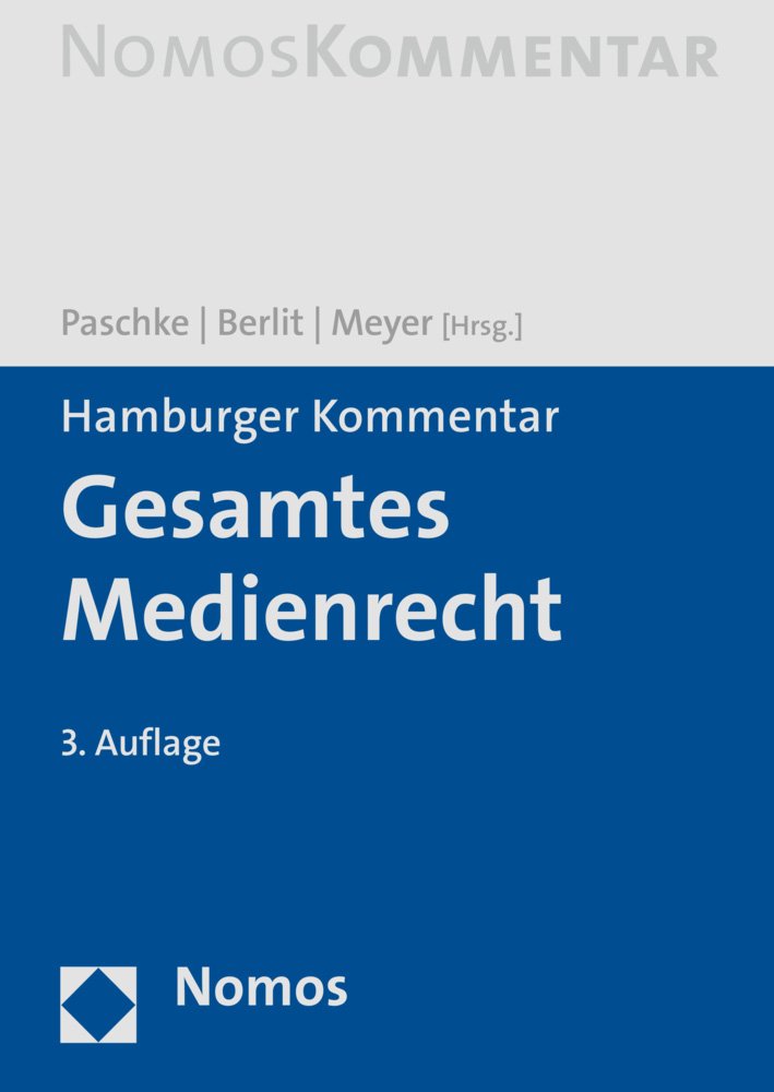 Hamburger Kommentar Gesamtes Medienrecht Law