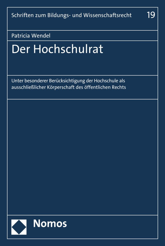 Product Image: Der Hochschulrat