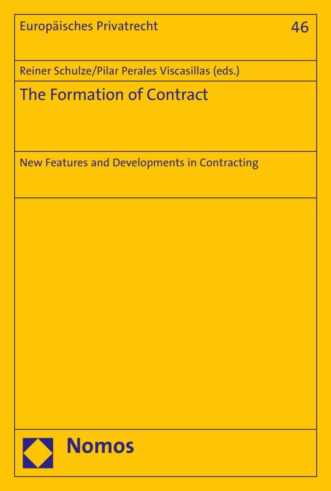 The Formation of Contract Law