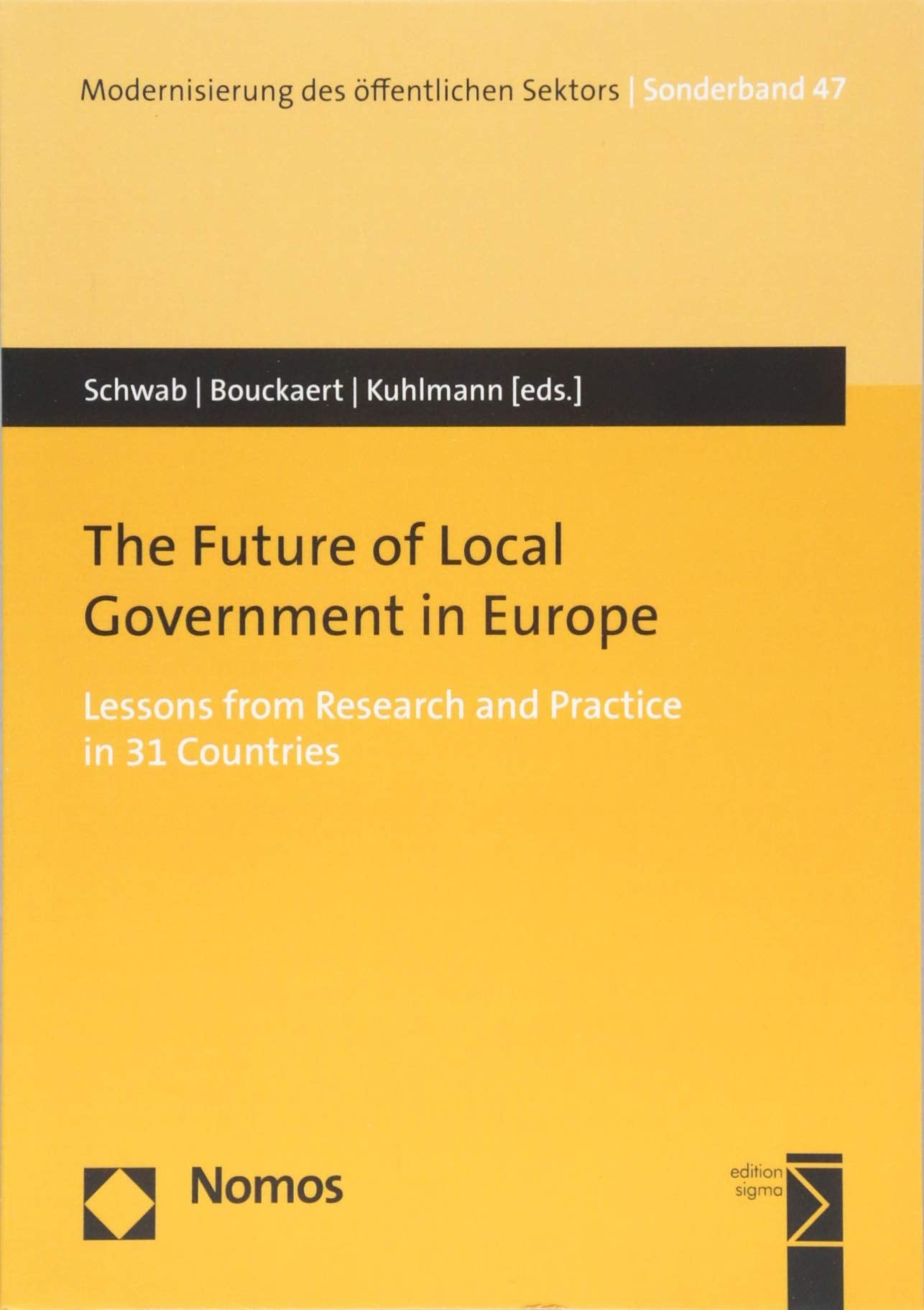 The Future of Local Government in Europe book