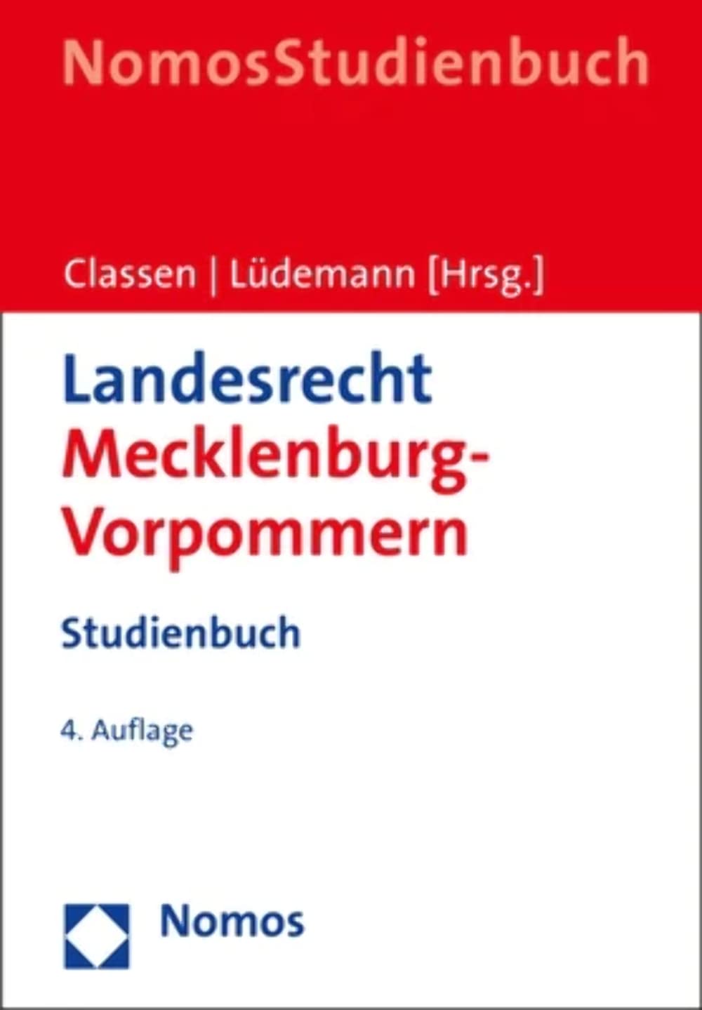 Landesrecht Mecklenburg-Vorpommern: Studienbuch Law