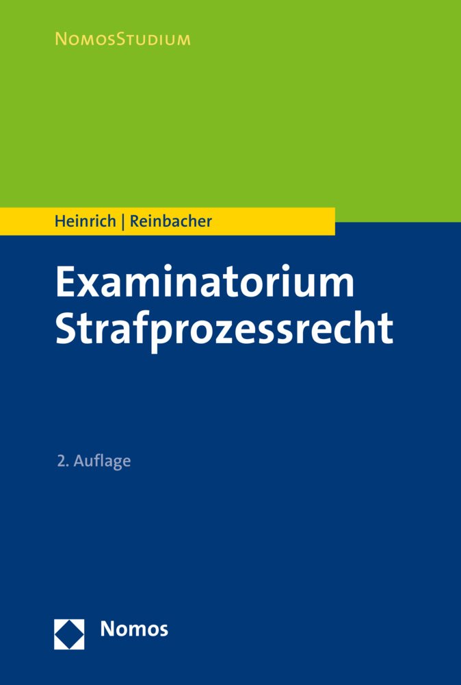 Examinatorium Strafprozessrecht Law Books