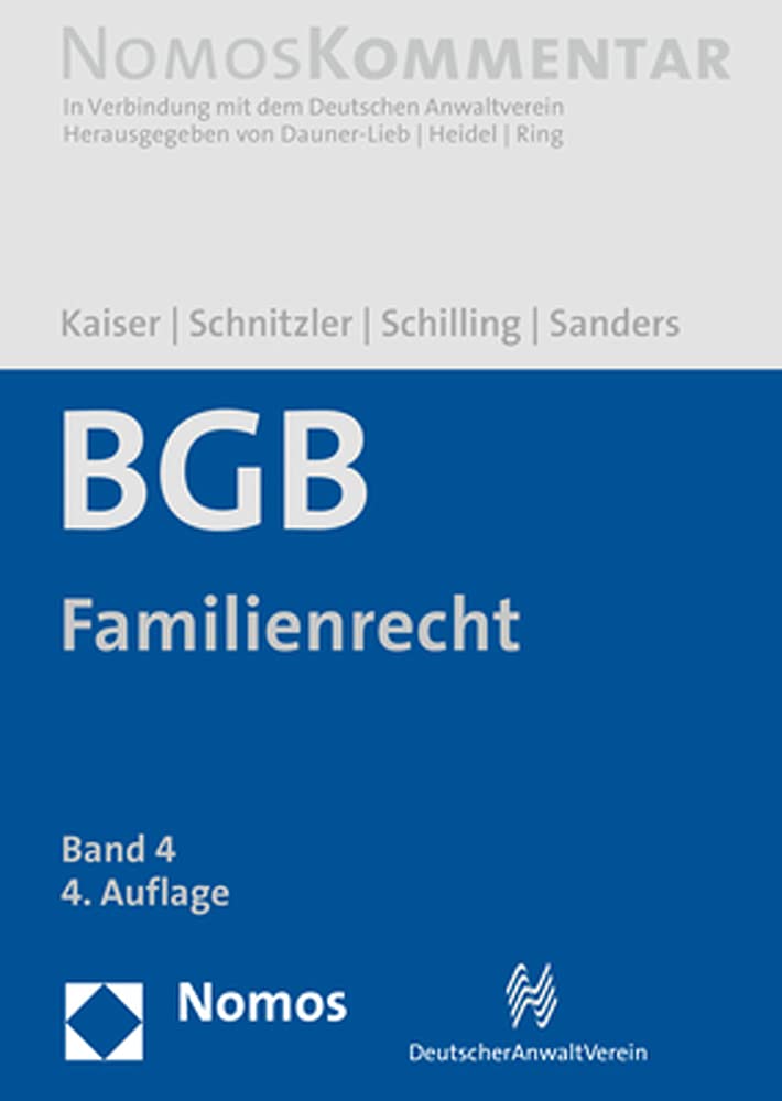 Bürgerliches Gesetzbuch: Familienrecht: Band 4 Law