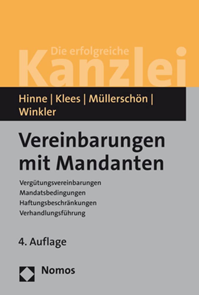Vereinbarungen mit Mandanten Law