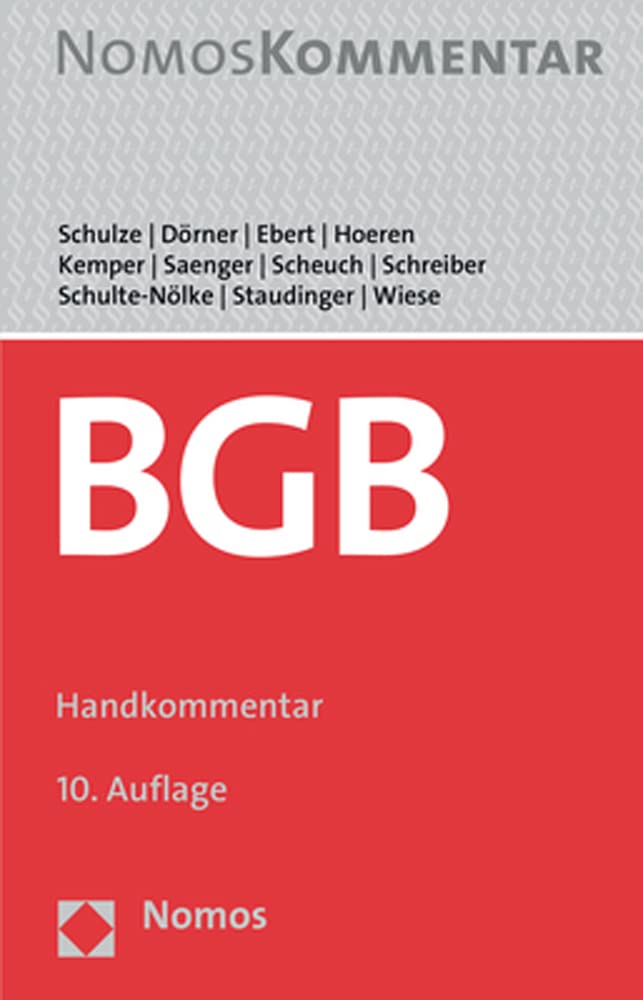 Bürgerliches Gesetzbuch Law