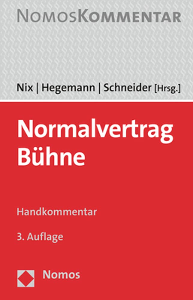 Normalvertrag Bühne Law
