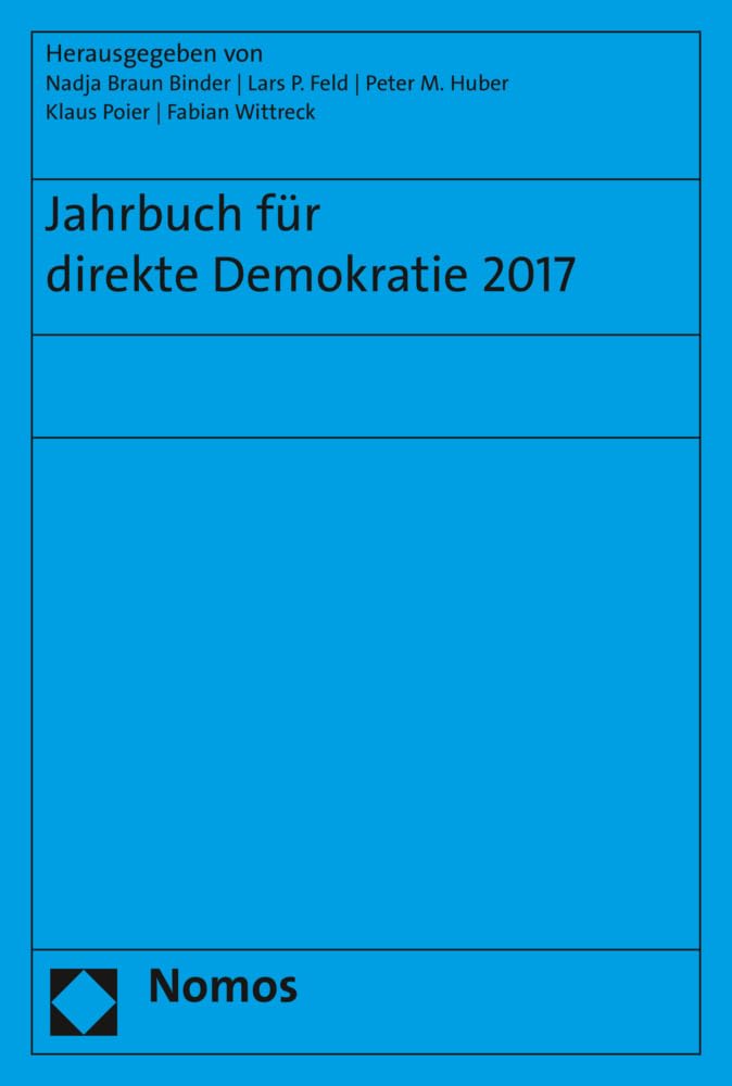 Jahrbuch für direkte Demokratie 2017 Law