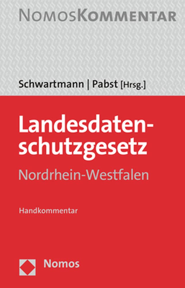 Landesdatenschutzgesetz Nordrhein-Westfalen: Handkommentar Law