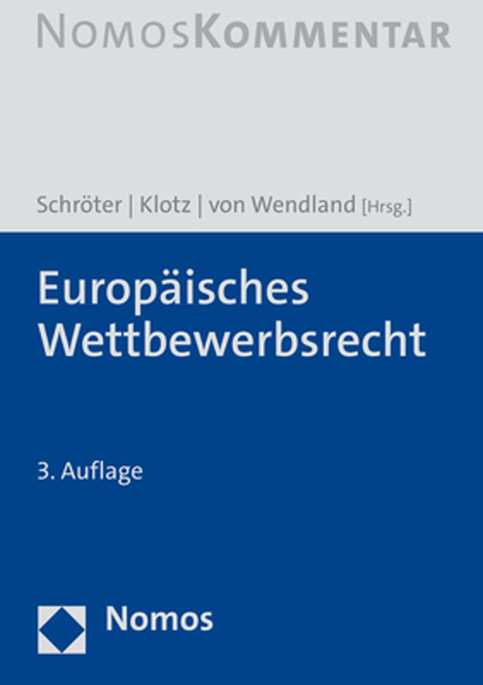 Europäisches Wettbewerbsrecht Law