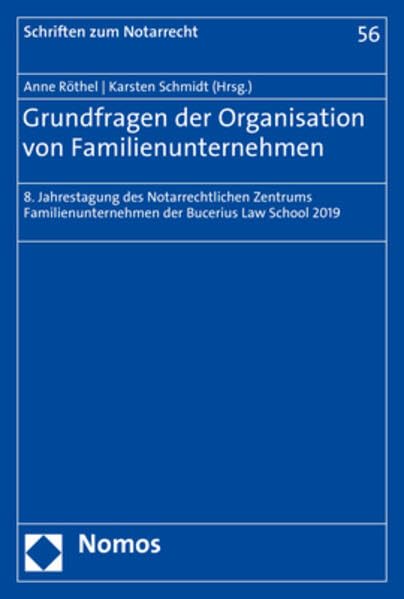 Grundfragen der Organisation von Familienunternehmen Law