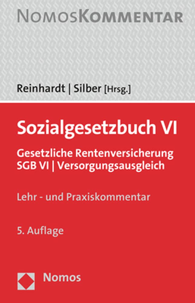 Sozialgesetzbuch VI: Gesetzliche Rentenversicherung | SGB VI | Versorgungsausgleich (Reihardt, SGB VI, Band 6) Law