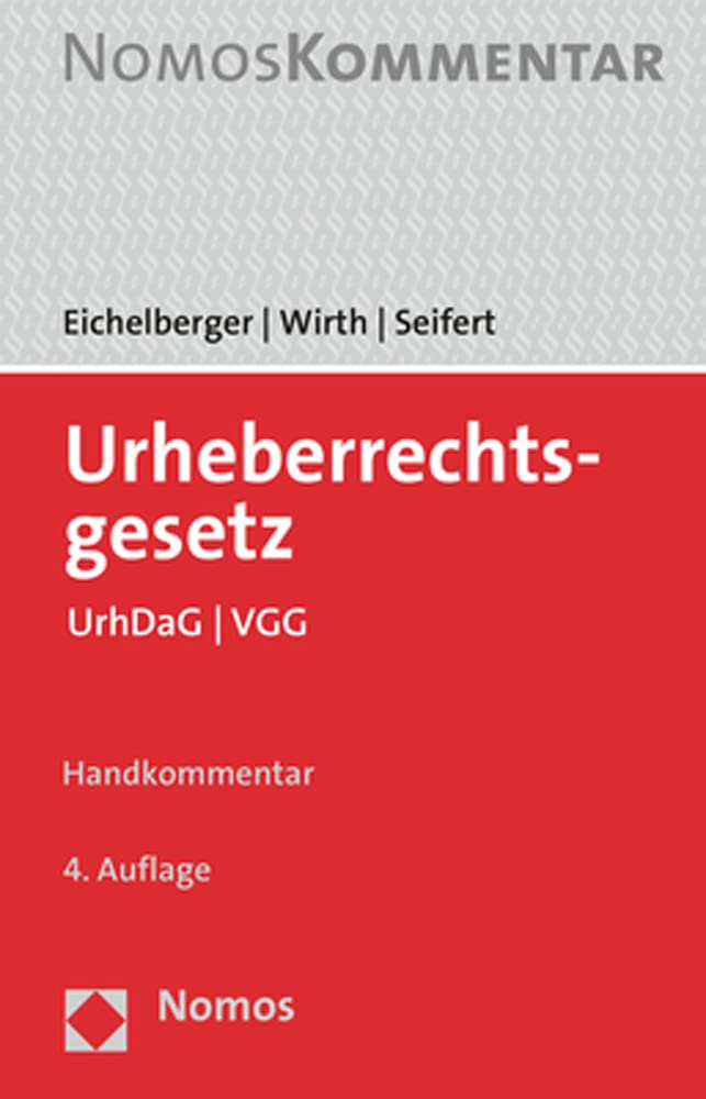 UrhG – Urheberrechtsgesetz: UrhG | UrhDaG | VGG Law