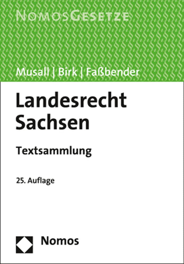 Landesrecht Sachsen Law