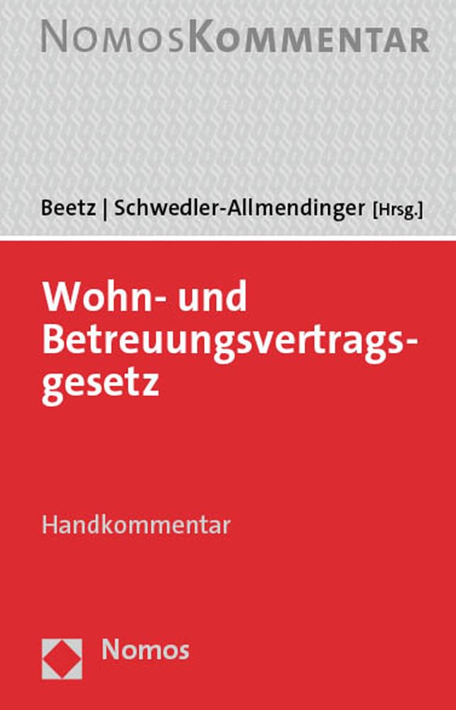 Wohn- und Betreuungsvertragsgesetz: Handkommentar Law
