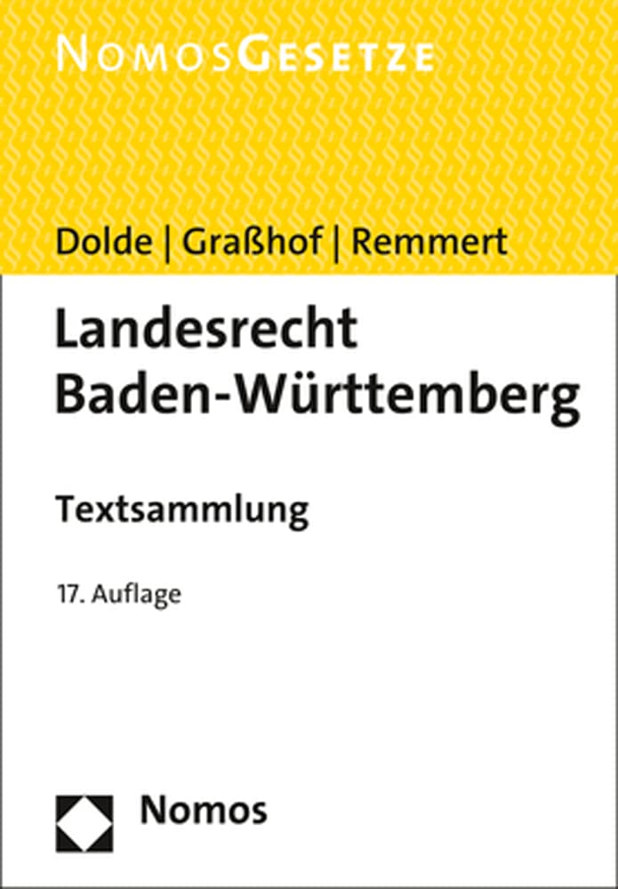 Landesrecht Baden-Württemberg Law