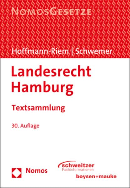 Landesrecht Hamburg: Textsammlung - Rechtsstand: 15. August 2020 Law