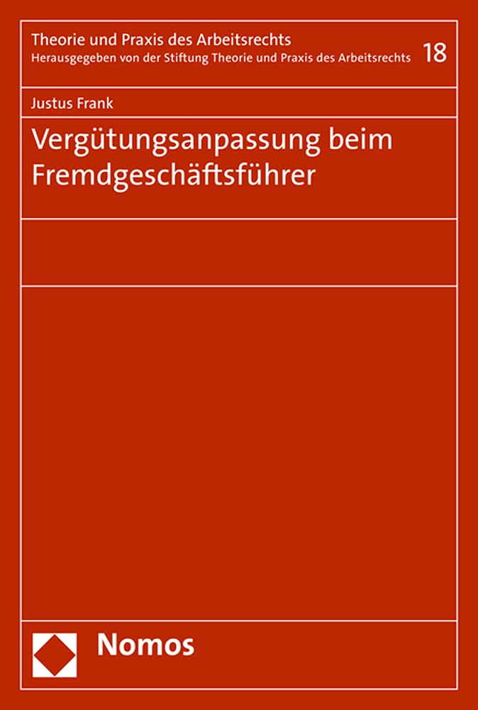 Vergütungsanpassung beim Fremdgeschäftsführer Law