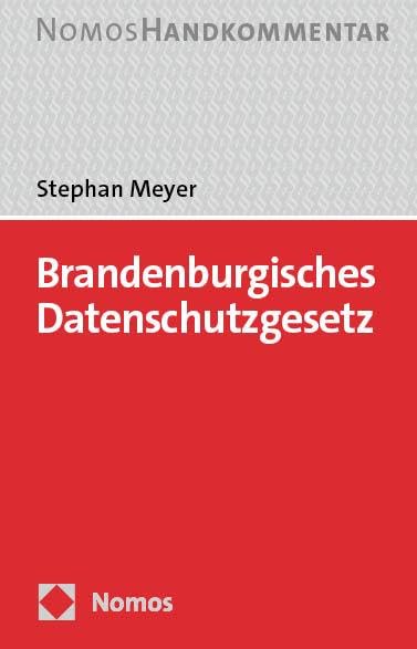 Product Image: Brandenburgisches Datenschutzgesetz: BbgDSG