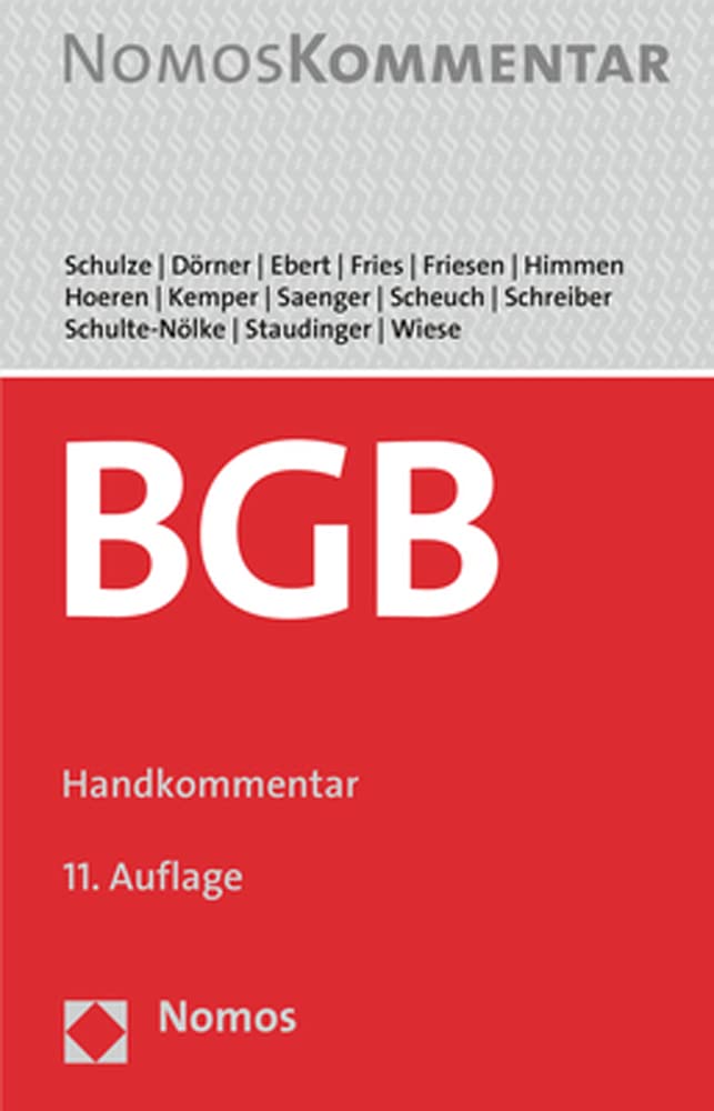 Bürgerliches Gesetzbuch Law