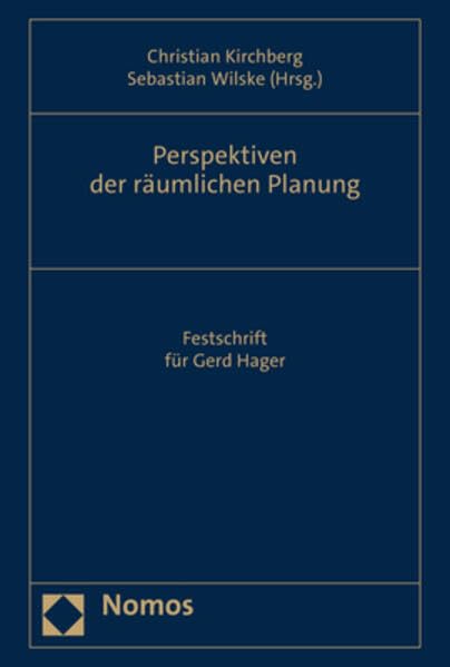 Perspektiven der räumlichen Planung: Festschrift für Gerd Hager Law