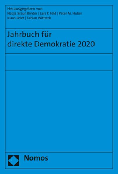 Jahrbuch für direkte Demokratie 2020 Law