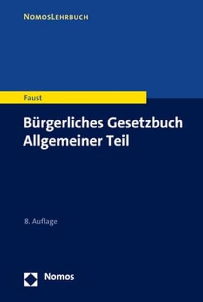 Product Image: Bürgerliches Gesetzbuch Allgemeiner Teil