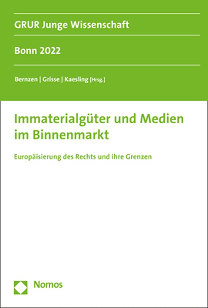 Immaterialgüter und Medien im Binnenmarkt book