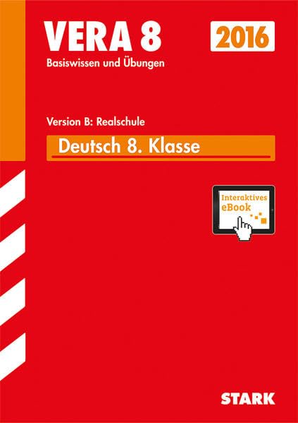 STARK VERA 8 Realschule - Deutsch + ActiveBook: Basiswissen und Übungen. Ohne Lösungen.. Mit interaktivem eBook (Online-Lesezugriff) Study Guides