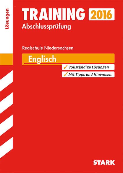 Training Abschlussprüfung Realschule Niedersachsen - Englisch Lösungsheft Foreign Languages ​​& Dictionaries