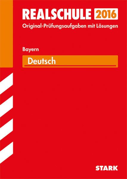 Product Image: Abschlussprüfung Realschule Bayern - Deutsch
