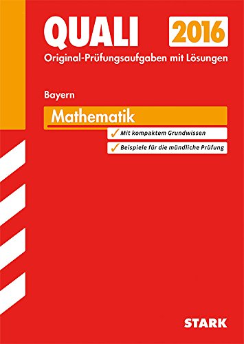 STARK Quali Mittelschule Bayern - Mathematik Study Guides