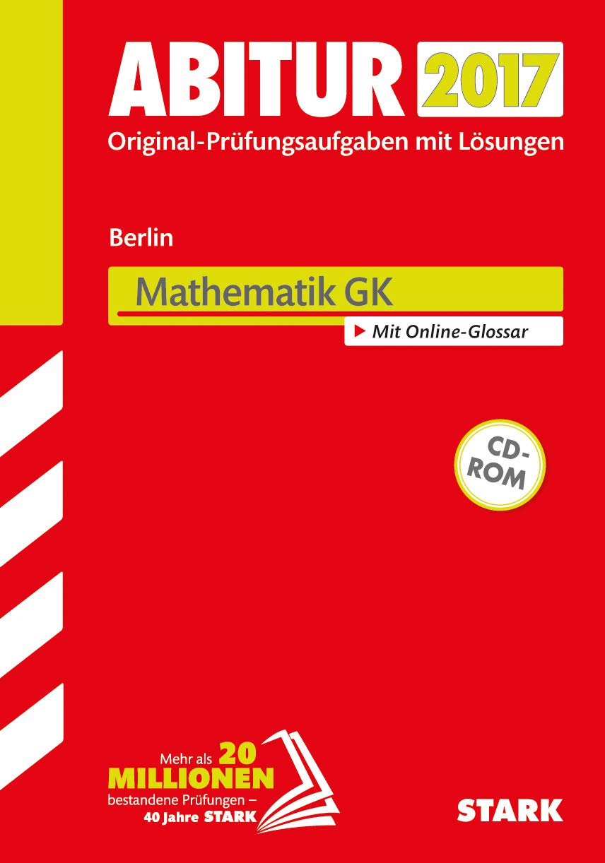 Product Image: Abiturprüfung Berlin 2017 - Mathematik GK