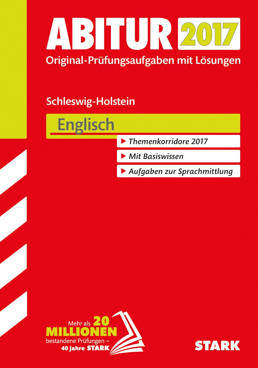 Abiturprüfung Schleswig-Holstein 2017 - Englisch General education Books