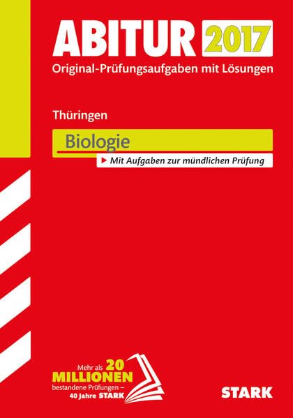 Product Image: Abiturprüfung Thüringen 2017 - Biologie GA/EA