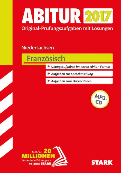Abiturprüfung Niedersachsen 2017 - Französisch GA/EA Foreign Languages ​​& Dictionaries