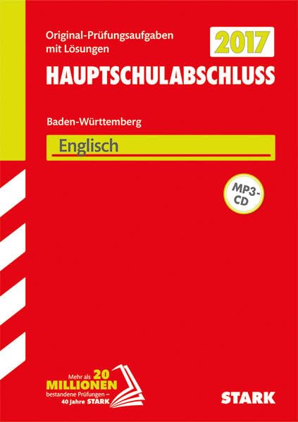 Abschlussprüfung Hauptschule Baden-Württemberg 2017 - Englisch, mit MP3-CD Foreign Languages ​​& Dictionaries