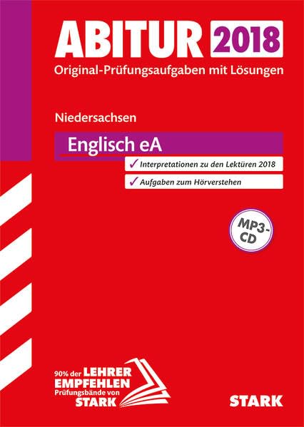 Product Image: Abiturprüfung Niedersachsen 2018 - Englisch EA