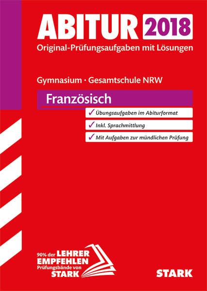 Abiturprüfung Nordrhein-Westfalen 2018 - Französisch GK/LK book