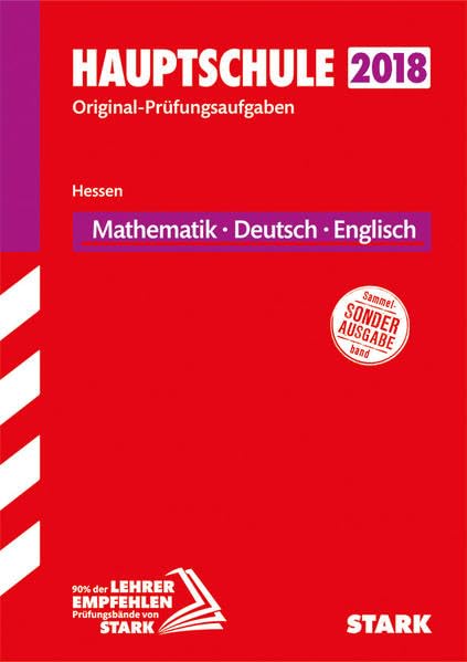 Abschlussprüfung Hauptschule Hessen 2018 - Mathematik, Deutsch Englisch Foreign Languages ​​& Dictionaries