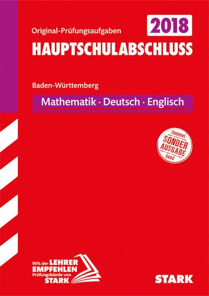 STARK Original-Prüfungen Hauptschulabschluss - Mathematik, Deutsch, Englisch 9. Klasse - BaWü: Original-Prüfungsaufgaben 2014 bis 2017 Foreign Languages ​​& Dictionaries
