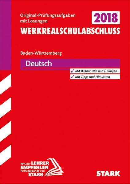 Abschlussprüfung Werkrealschule Baden-Württemberg 2018 - Deutsch 10. Klasse book