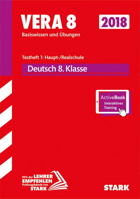STARK VERA 8 Testheft 1: Haupt-/Realschule - Deutsch: Mit Online-Zugang Study Guides