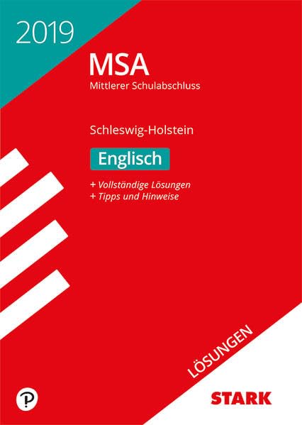 Lösungen zu Original-Prüfungen und Training MSA Schleswig-Holstein 2019 - Englisch Foreign Languages ​​& Dictionaries