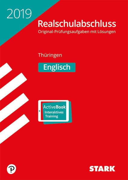 Product Image: Realschulabschluss 2019 - Englisch - Thüringen