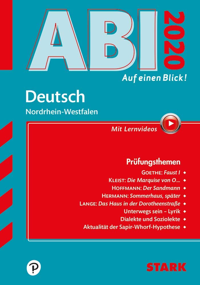 Abi - auf einen Blick! Deutsch Nordrhein-Westfalen 2020 Drama