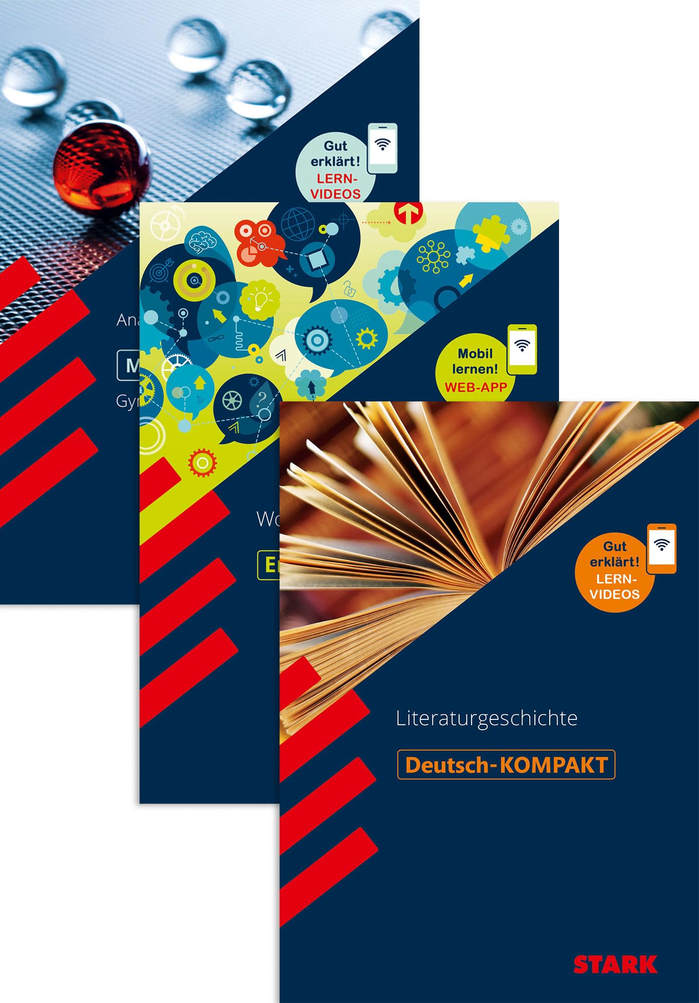 STARK KOMPAKT Mathematik + Deutsch + Englisch Paket: Gut erklärt: Lernvideos. Mit Online-Zugang (Training) Foreign Languages ​​& Dictionaries
