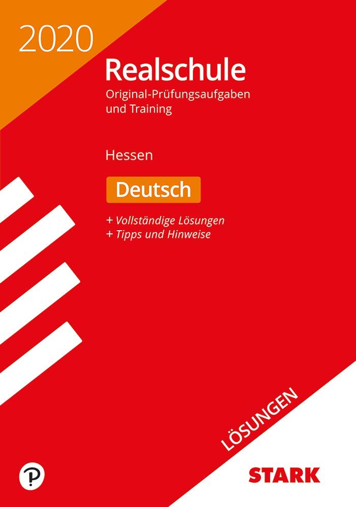 Lösungen zu Original-Prüfungen und Training Realschule 2020 - Deutsch - Hessen Social Sciences