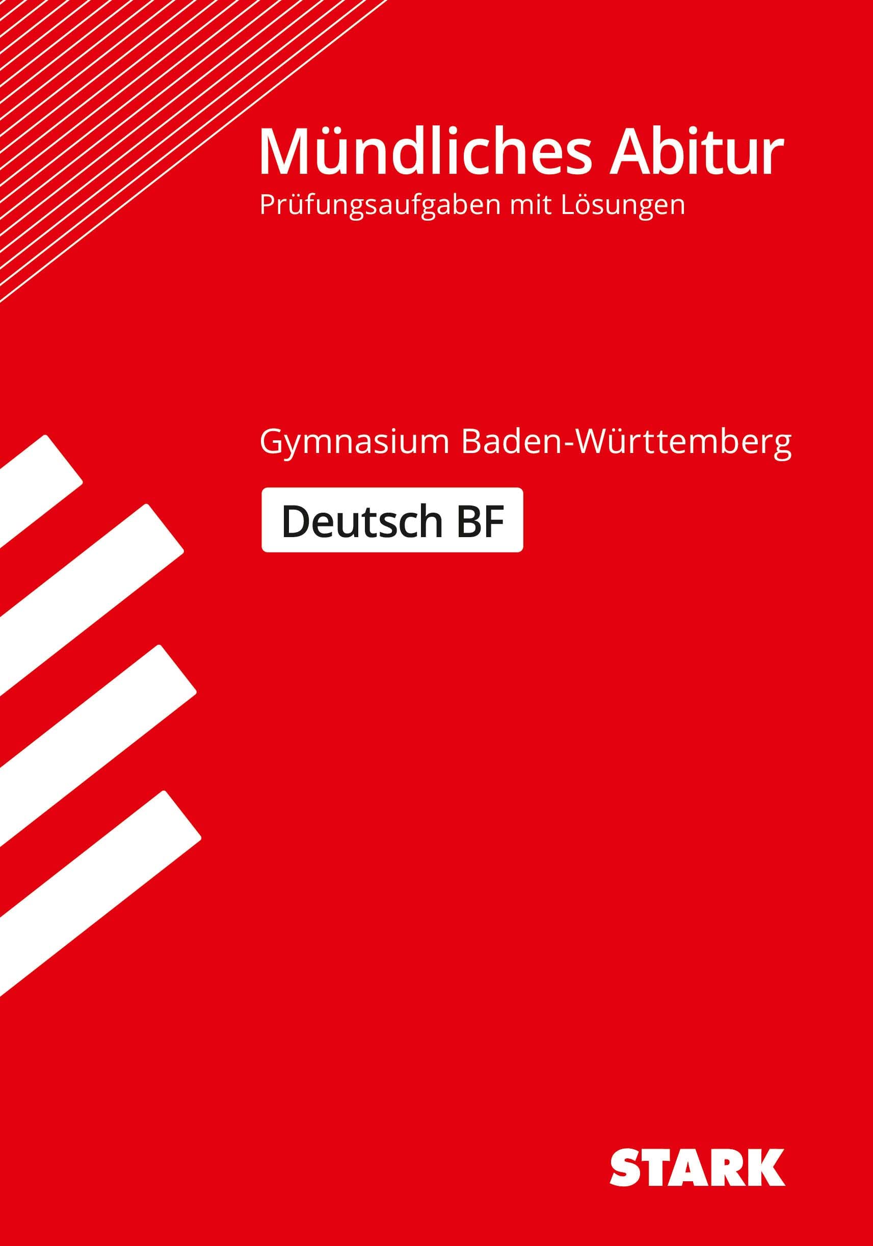 STARK Abiturprüfung BaWü - Deutsch Basisfach Study Guides Books